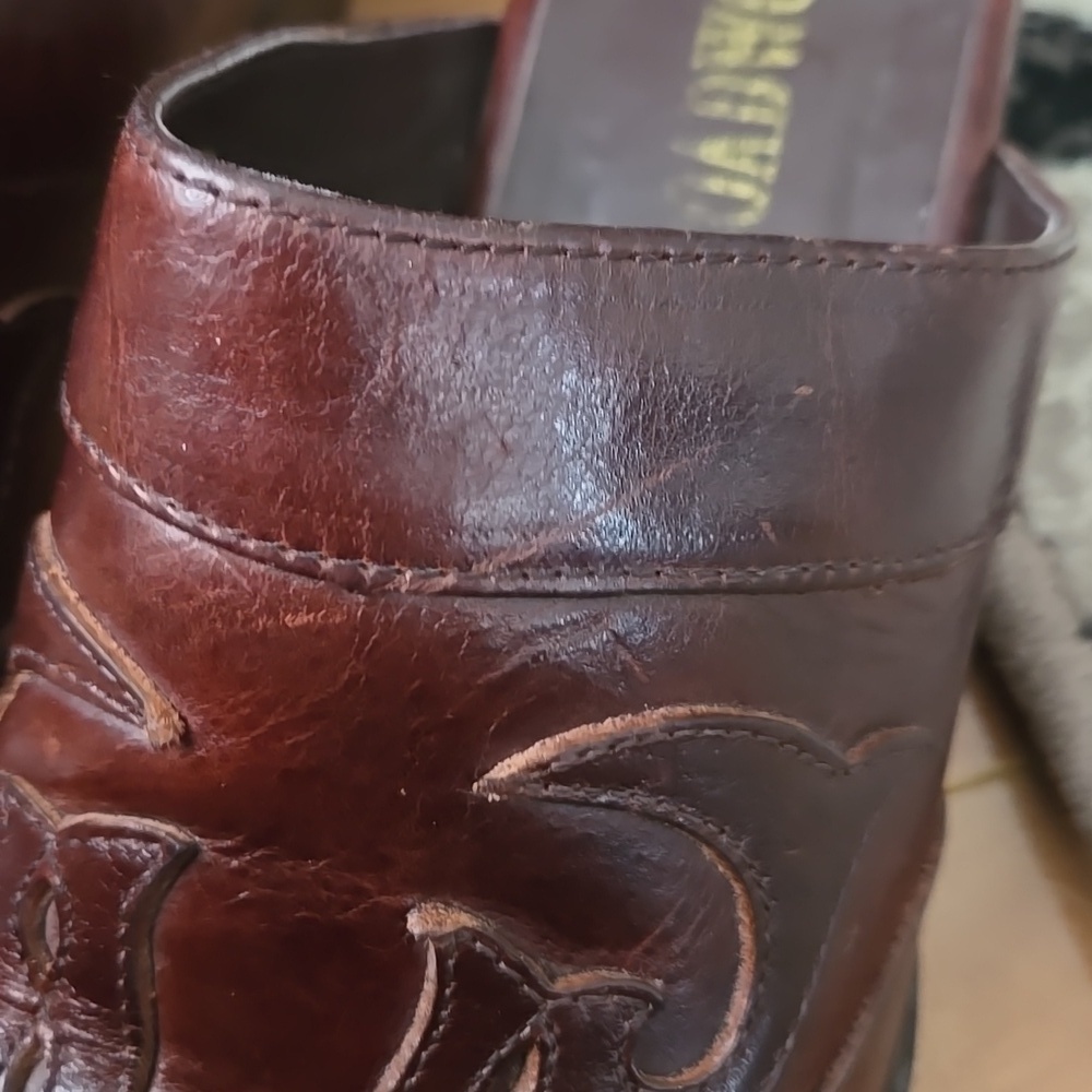 Roadwolf Brown Leather Mules size 7.5 - Picture 14 of 16